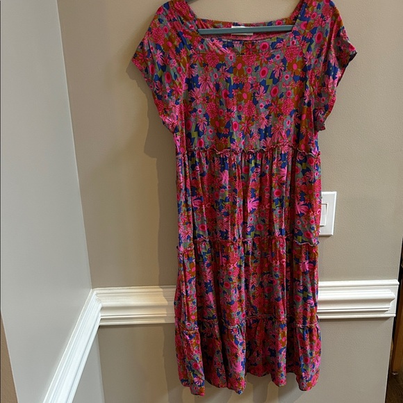 NATURAL LIFE Dresses & Skirts - Natural Life Berkley Maxi Dress Rust Orchid Pink Size Large